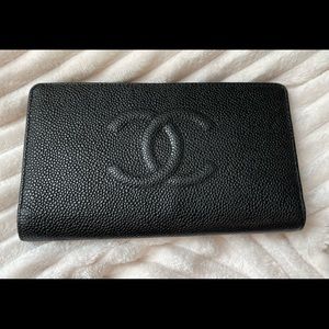 Authentic Chanel Caviar Wallet